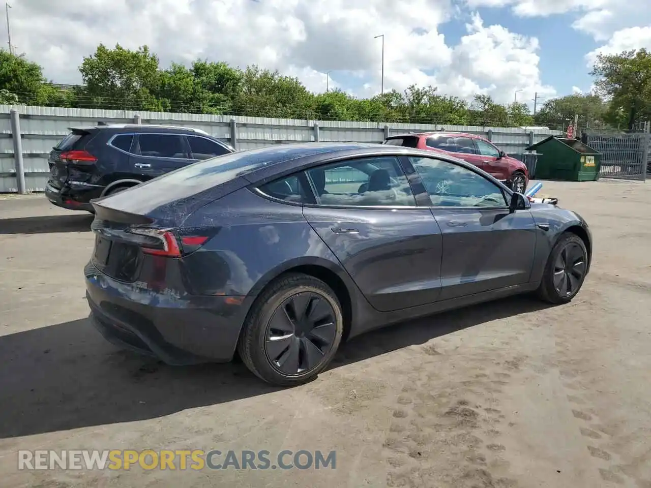 3 Photograph of a damaged car 5YJ3E1EA5SF987625 TESLA MODEL 3 2025