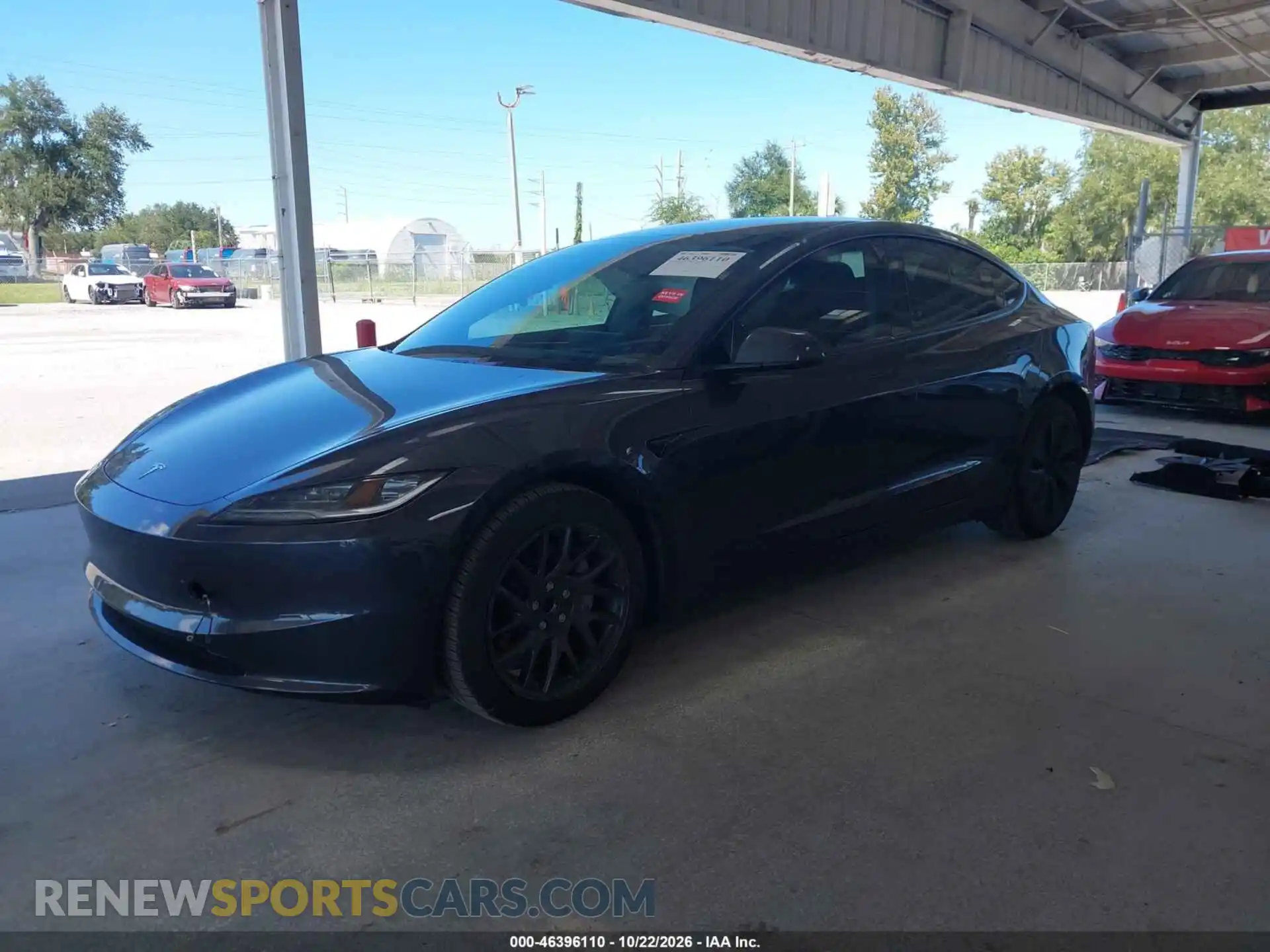 2 Photograph of a damaged car 5YJ3E1EA5SF989746 TESLA MODEL 3 2025