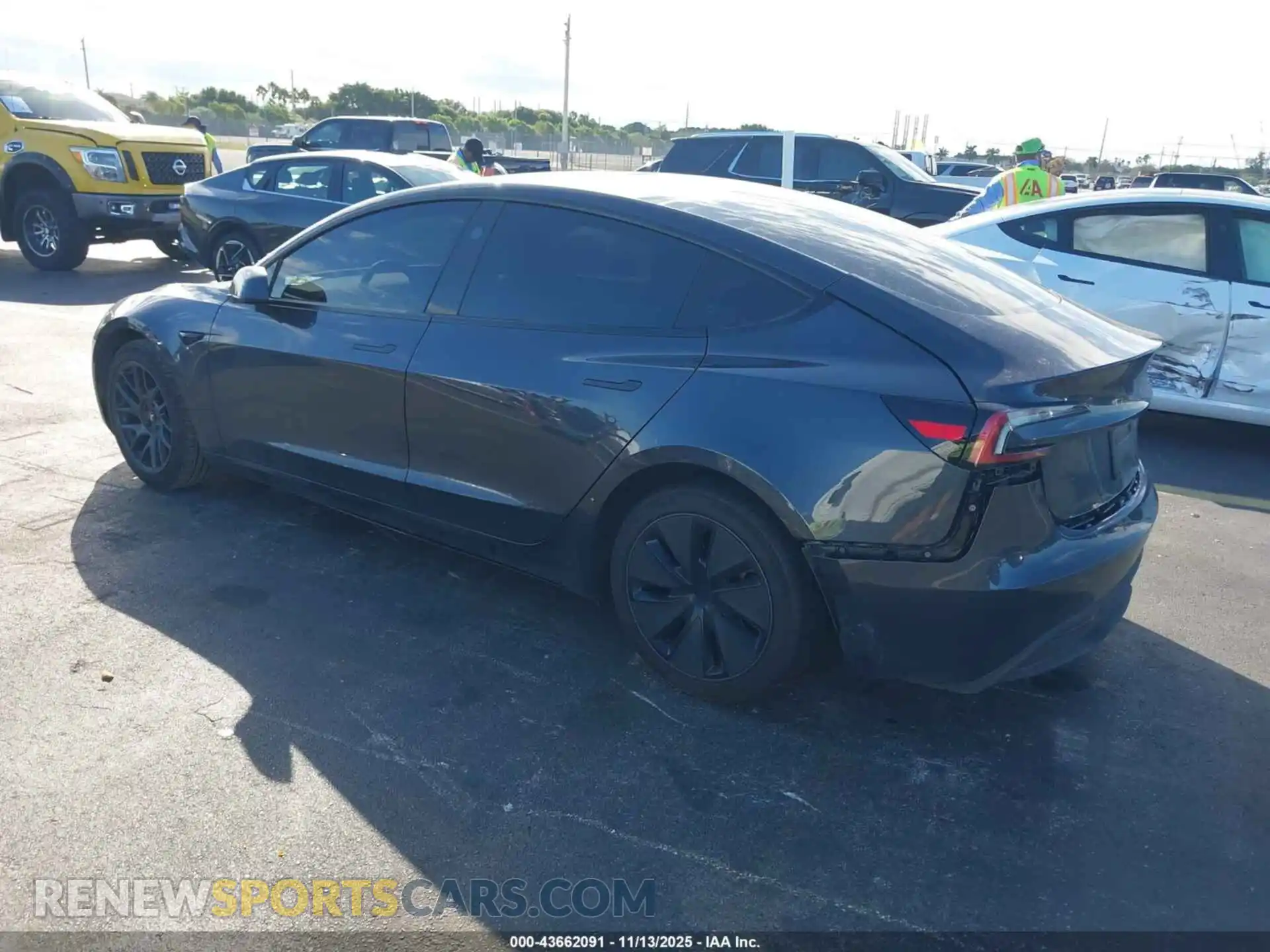 3 Photograph of a damaged car 5YJ3E1EA6SF002751 TESLA MODEL 3 2025