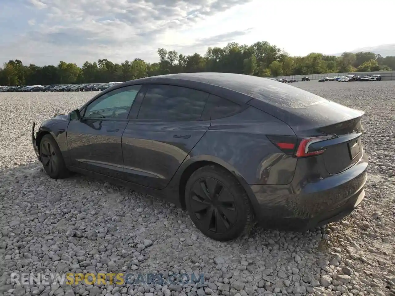 2 Photograph of a damaged car 5YJ3E1EA6SF021557 TESLA MODEL 3 2025