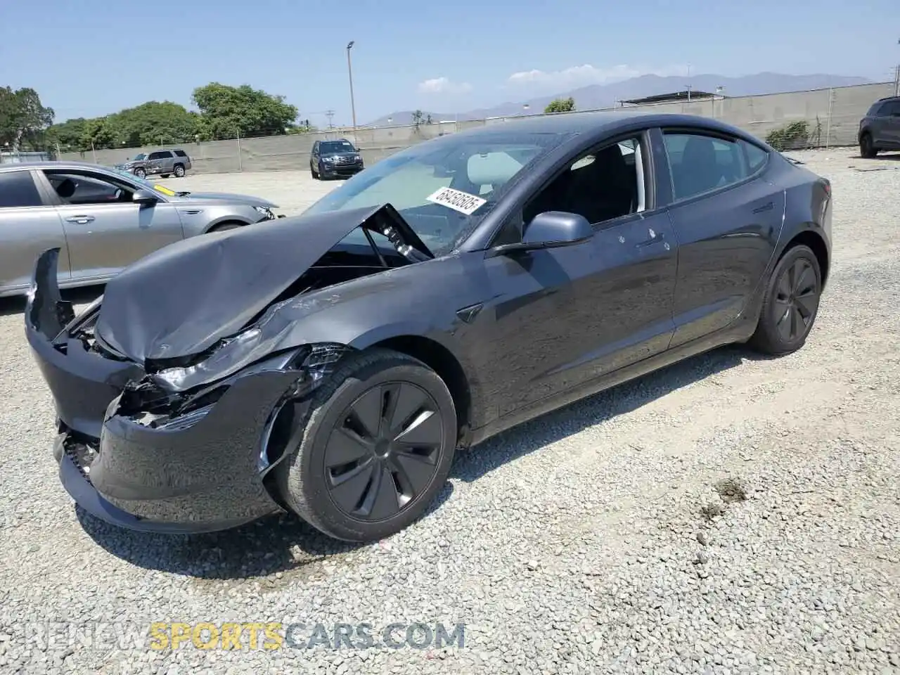 1 Photograph of a damaged car 5YJ3E1EA6SF029593 TESLA MODEL 3 2025