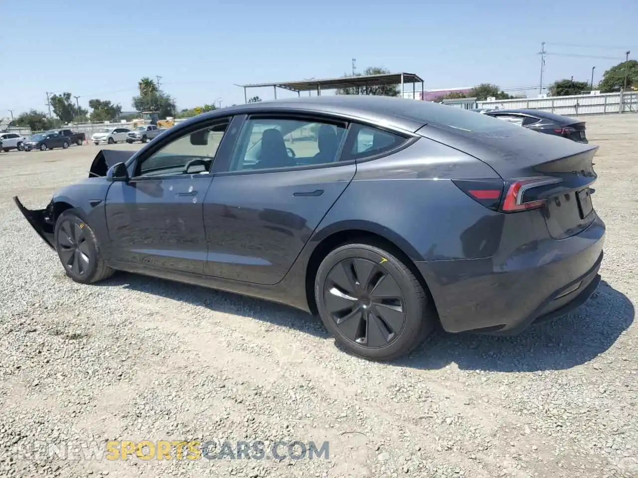 2 Photograph of a damaged car 5YJ3E1EA6SF029593 TESLA MODEL 3 2025