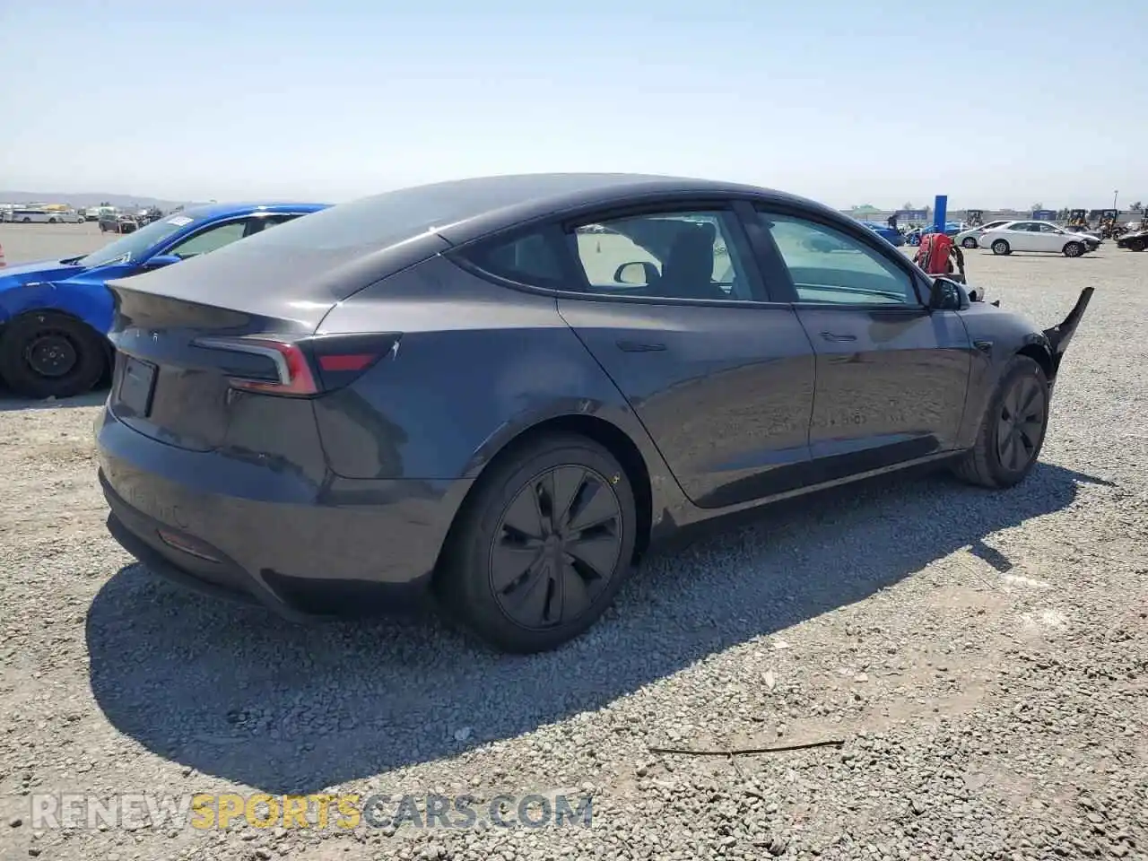 3 Photograph of a damaged car 5YJ3E1EA6SF029593 TESLA MODEL 3 2025