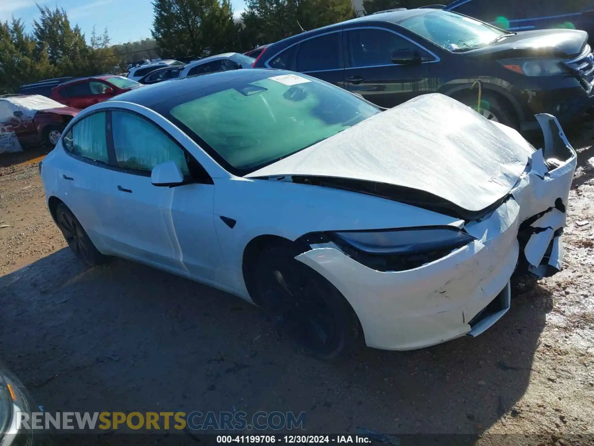 1 Photograph of a damaged car 5YJ3E1EA6SF890367 TESLA MODEL 3 2025