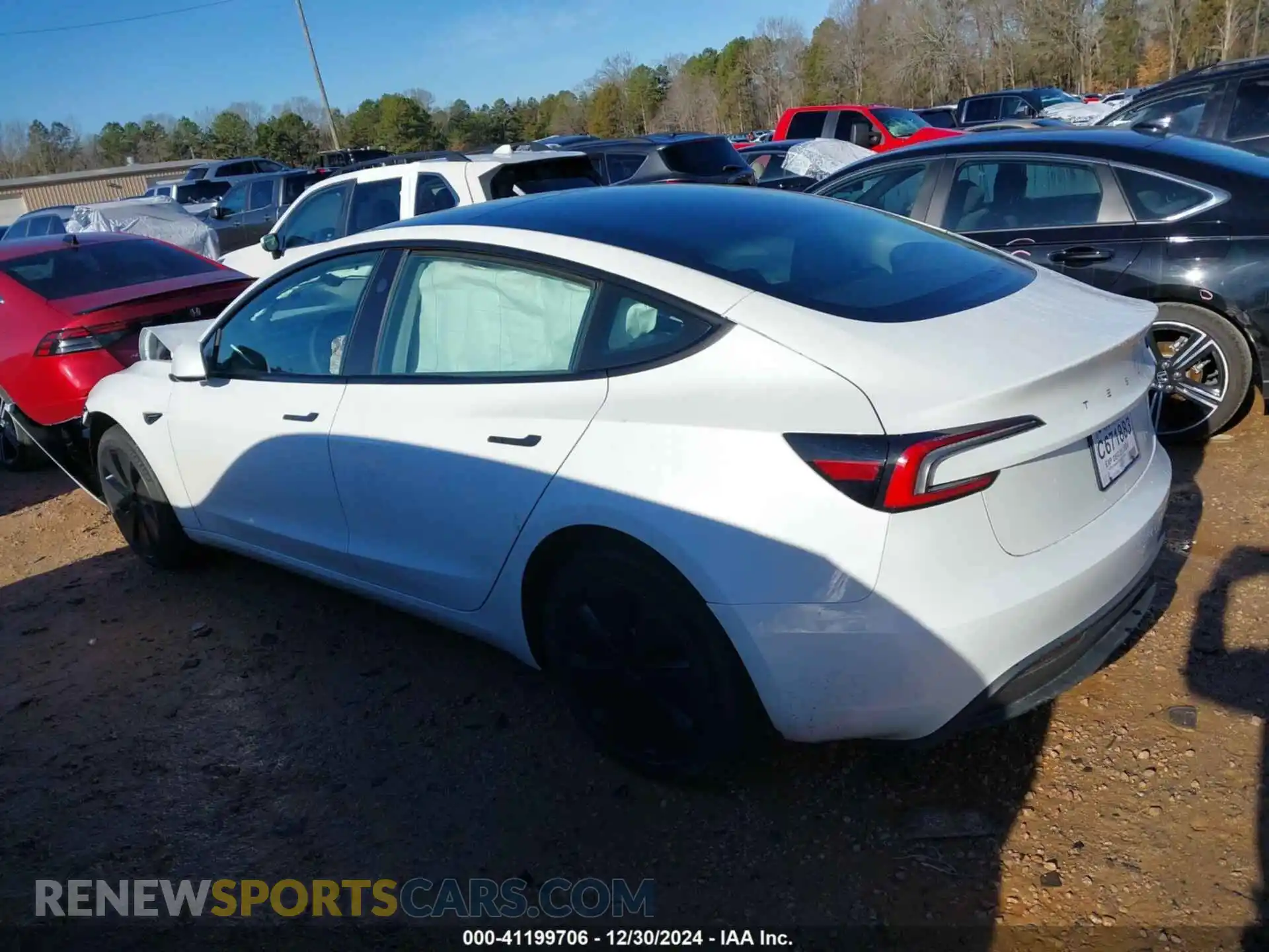 3 Photograph of a damaged car 5YJ3E1EA6SF890367 TESLA MODEL 3 2025