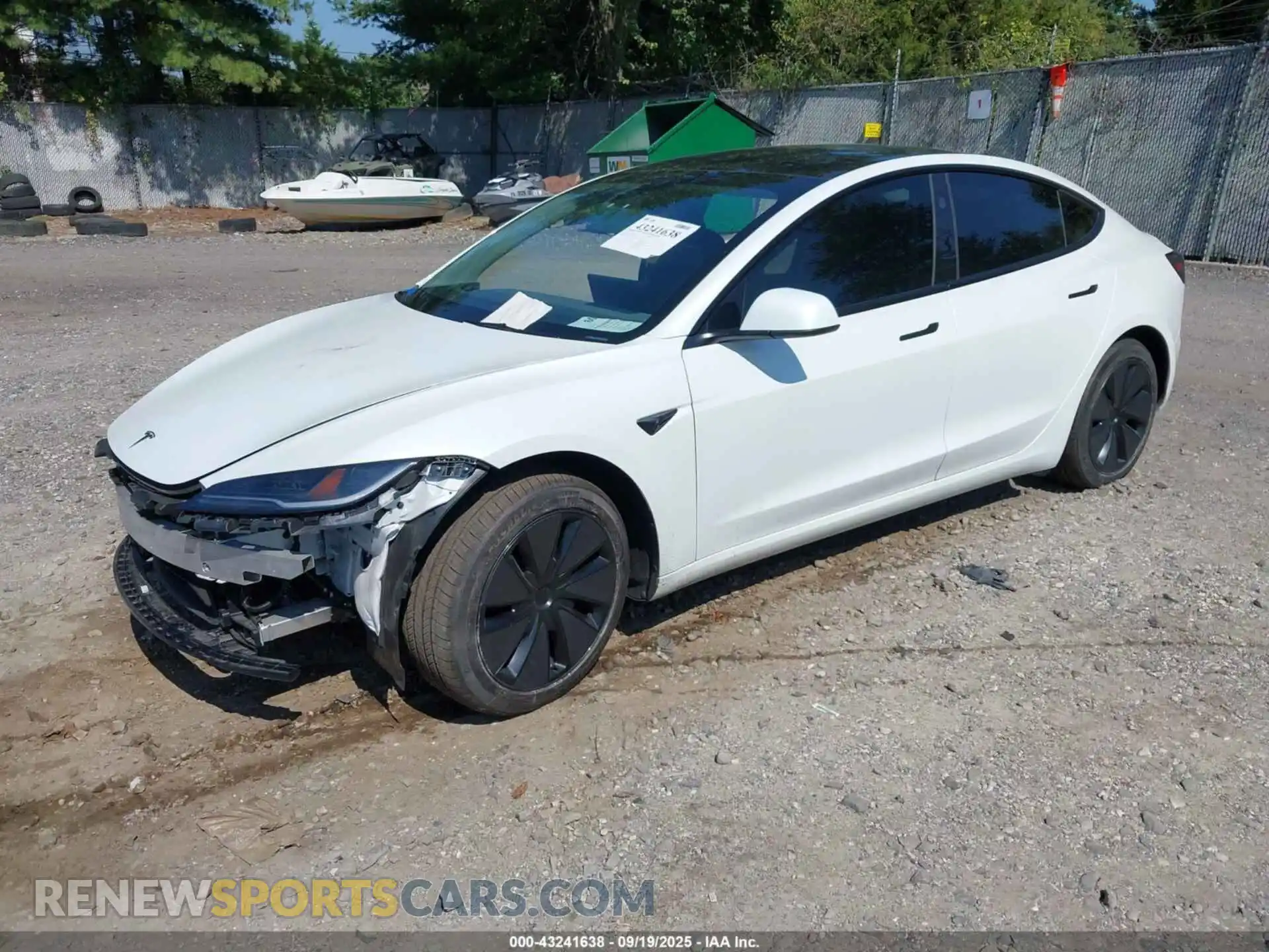 2 Photograph of a damaged car 5YJ3E1EA6SF892829 TESLA MODEL 3 2025