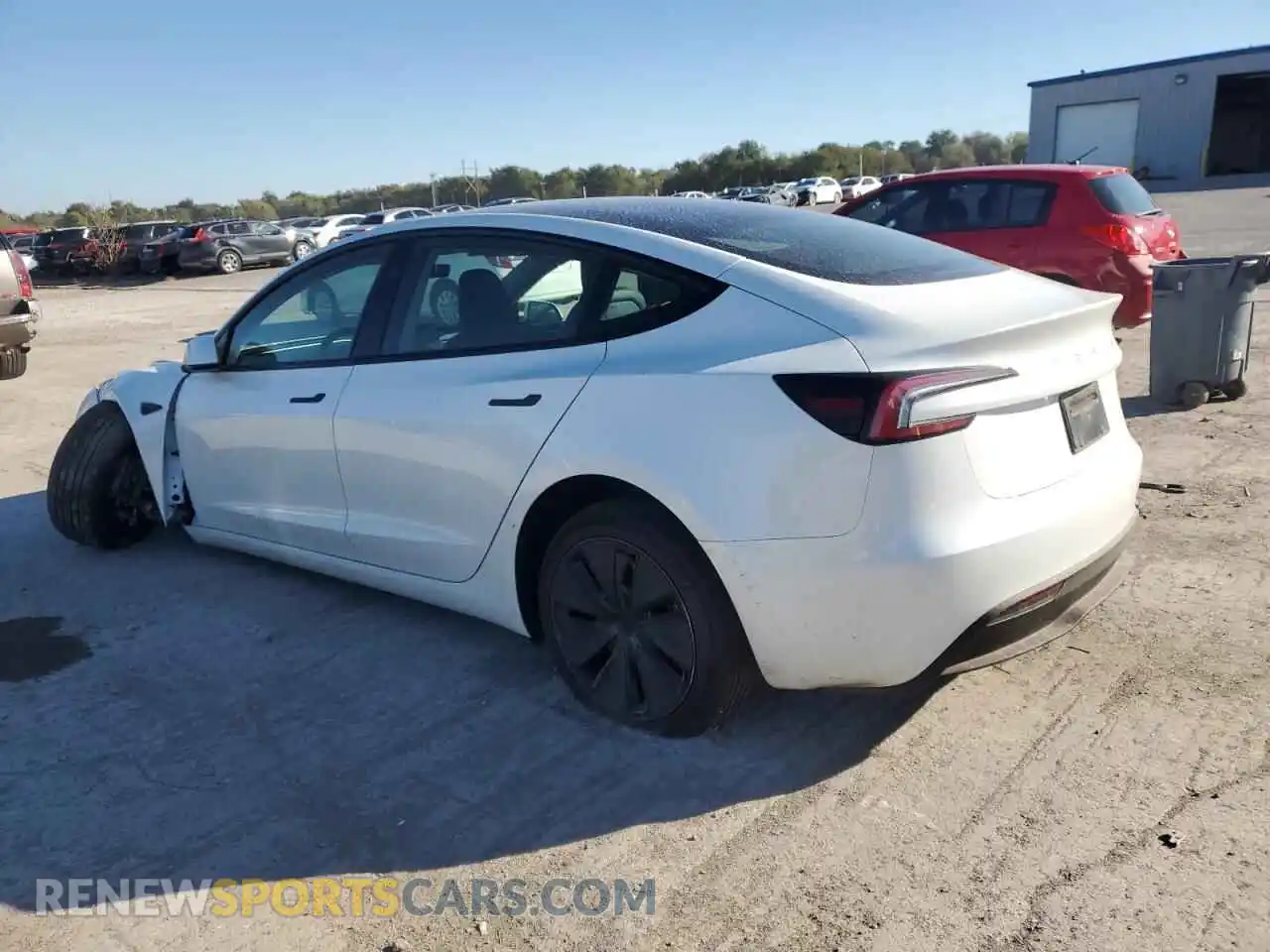 2 Photograph of a damaged car 5YJ3E1EA6SF905059 TESLA MODEL 3 2025