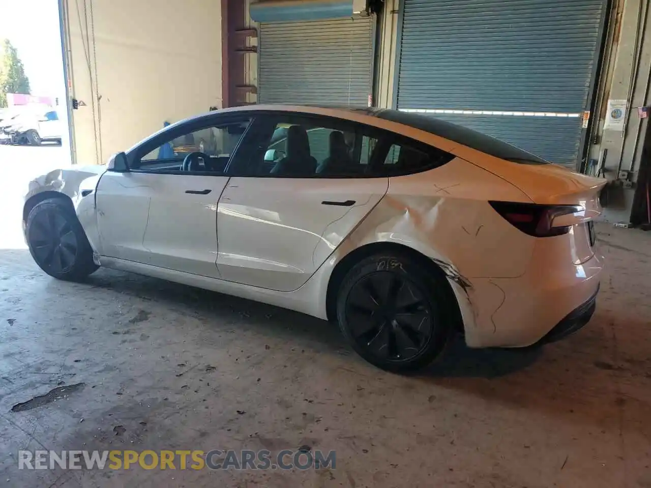 2 Photograph of a damaged car 5YJ3E1EA6SF920841 TESLA MODEL 3 2025