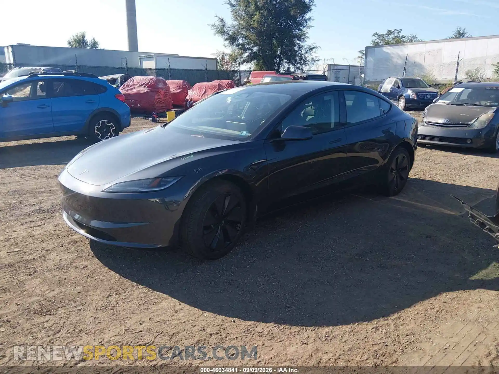 2 Photograph of a damaged car 5YJ3E1EA6SF977007 TESLA MODEL 3 2025