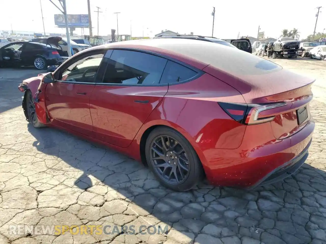 2 Фотография поврежденного автомобиля 5YJ3E1EA7SF003522 TESLA MODEL 3 2025
