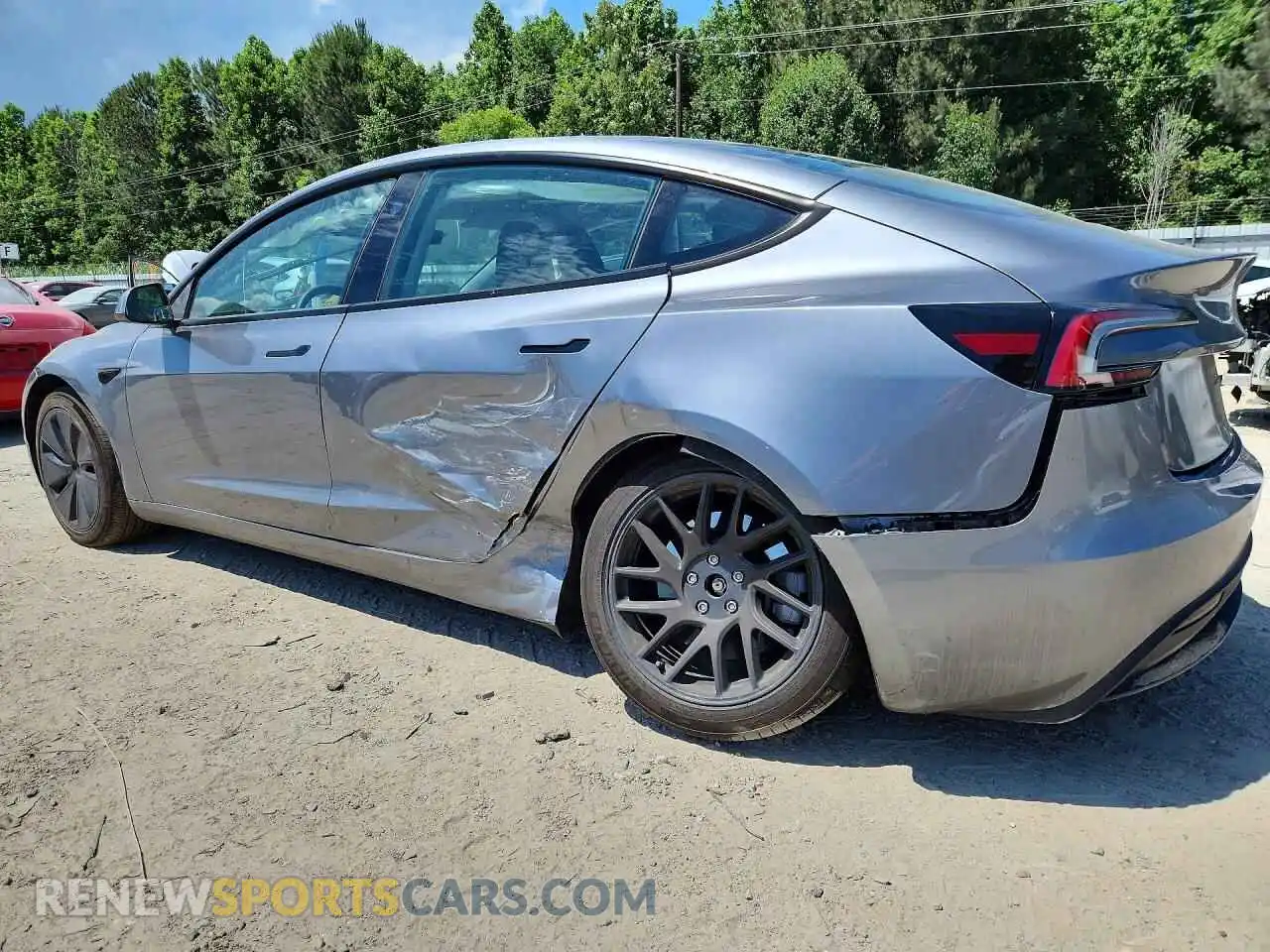 2 Фотография поврежденного автомобиля 5YJ3E1EA7SF028775 TESLA MODEL 3 2025