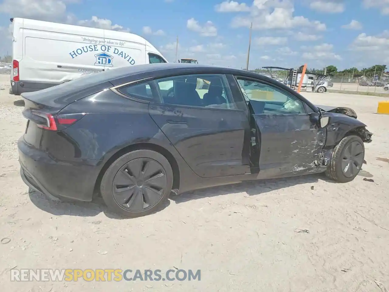 3 Photograph of a damaged car 5YJ3E1EA7SF029389 TESLA MODEL 3 2025