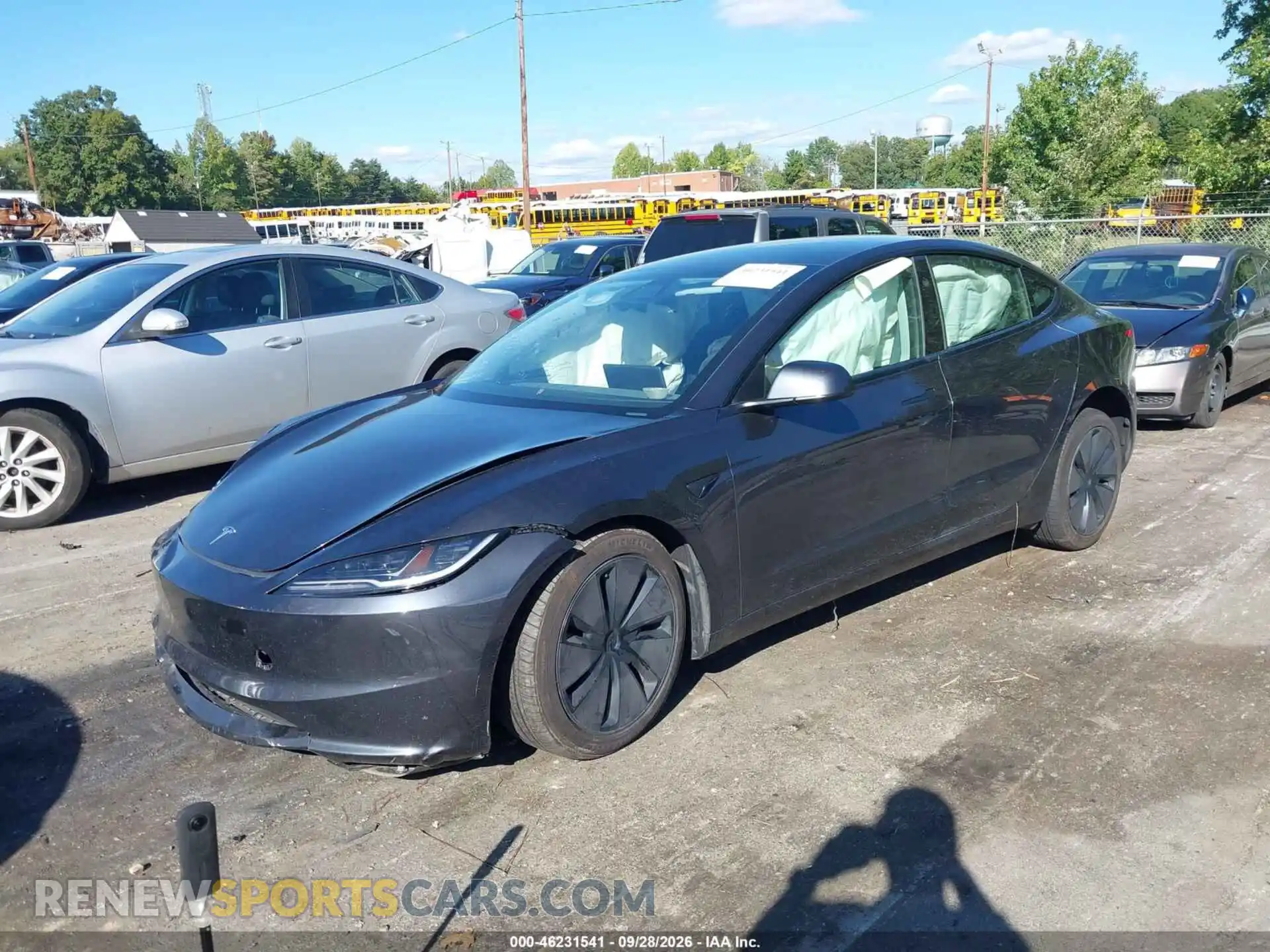 2 Photograph of a damaged car 5YJ3E1EA7SF034589 TESLA MODEL 3 2025