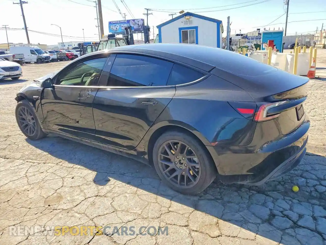 2 Photograph of a damaged car 5YJ3E1EA7SF058603 TESLA MODEL 3 2025