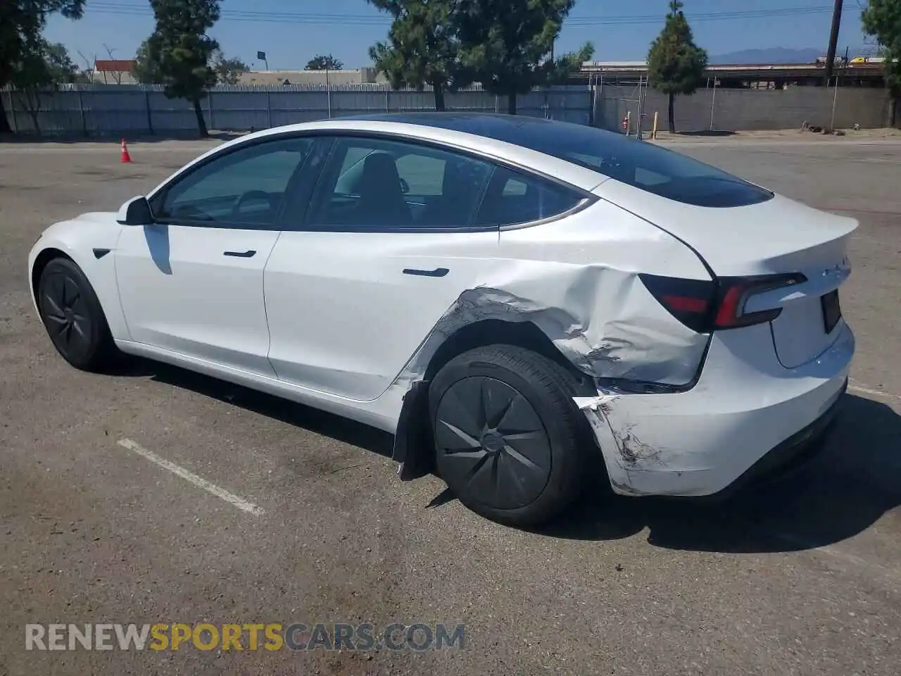 2 Photograph of a damaged car 5YJ3E1EA7SF138287 TESLA MODEL 3 2025