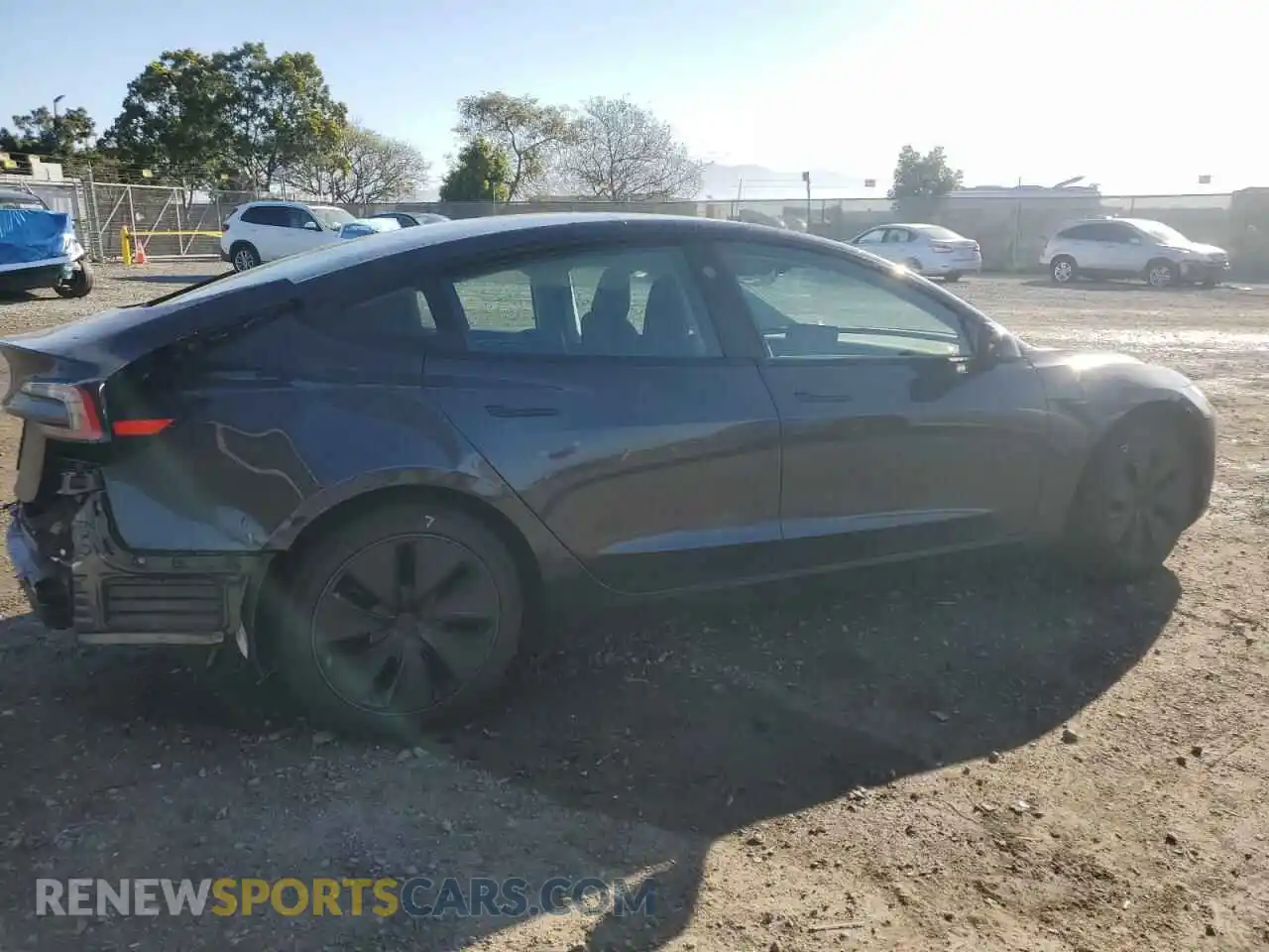 3 Photograph of a damaged car 5YJ3E1EA7SF890930 TESLA MODEL 3 2025