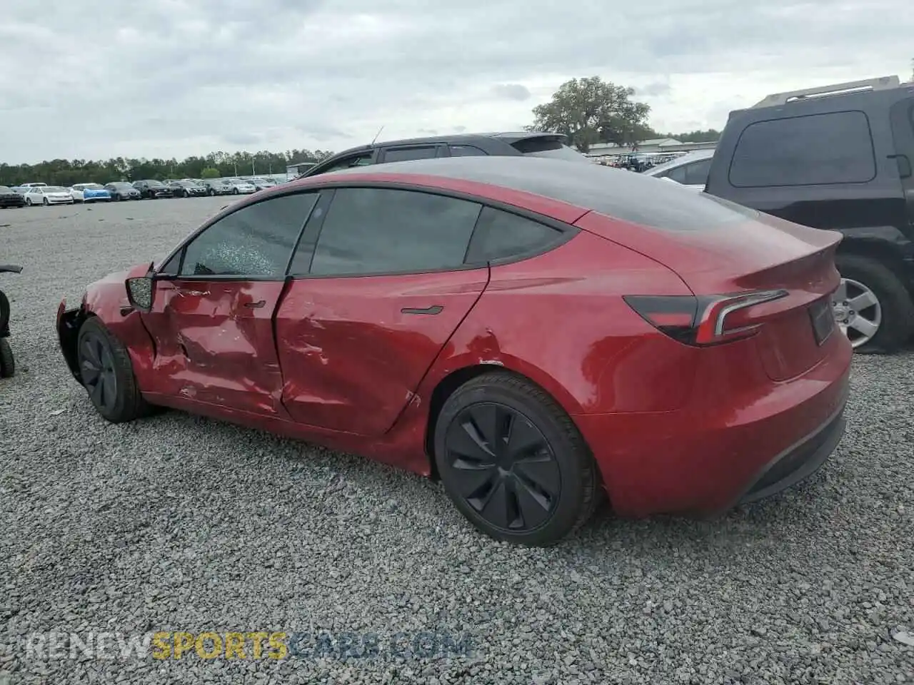 2 Photograph of a damaged car 5YJ3E1EA7SF938944 TESLA MODEL 3 2025