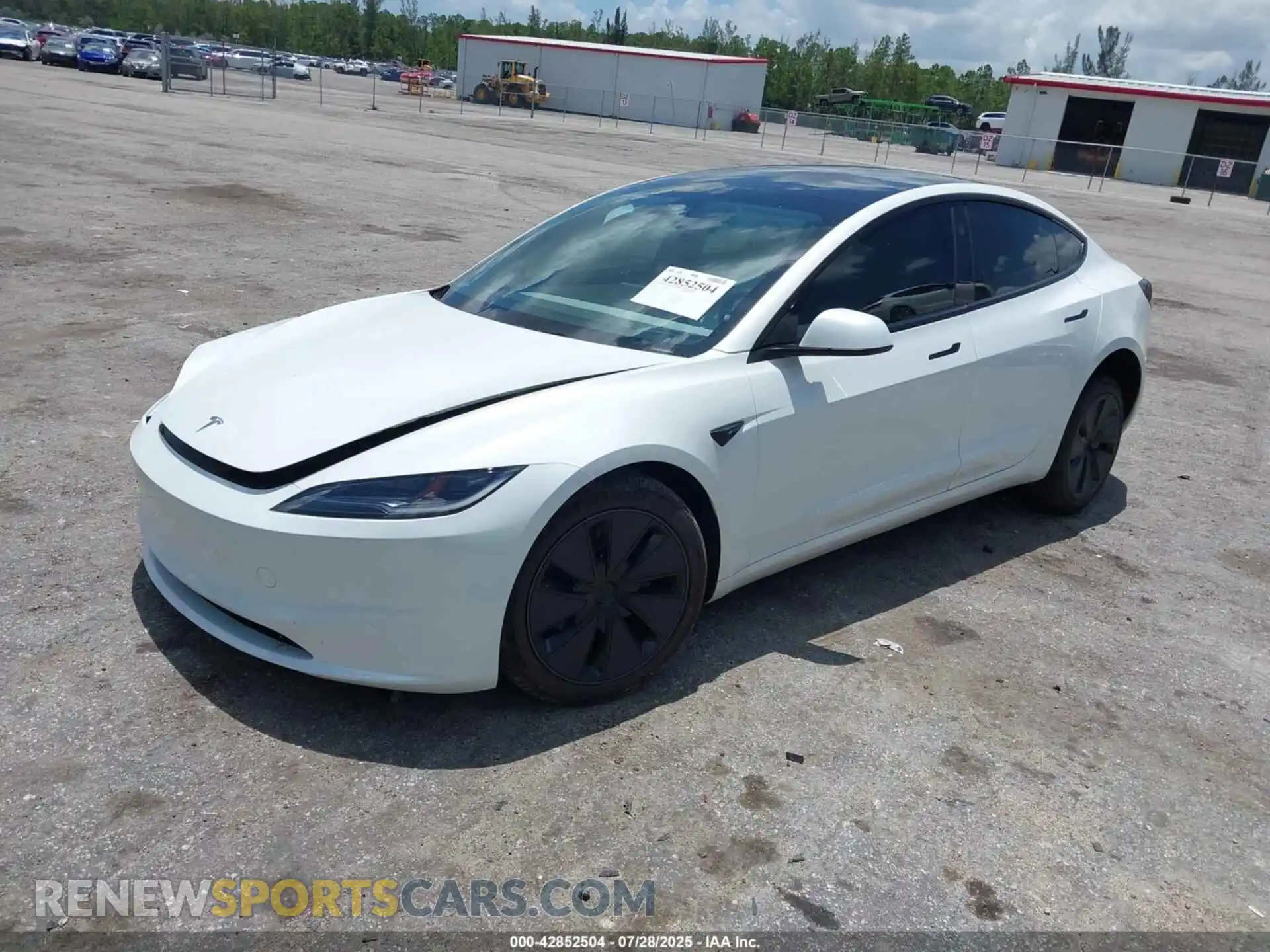 2 Photograph of a damaged car 5YJ3E1EA7SF976853 TESLA MODEL 3 2025