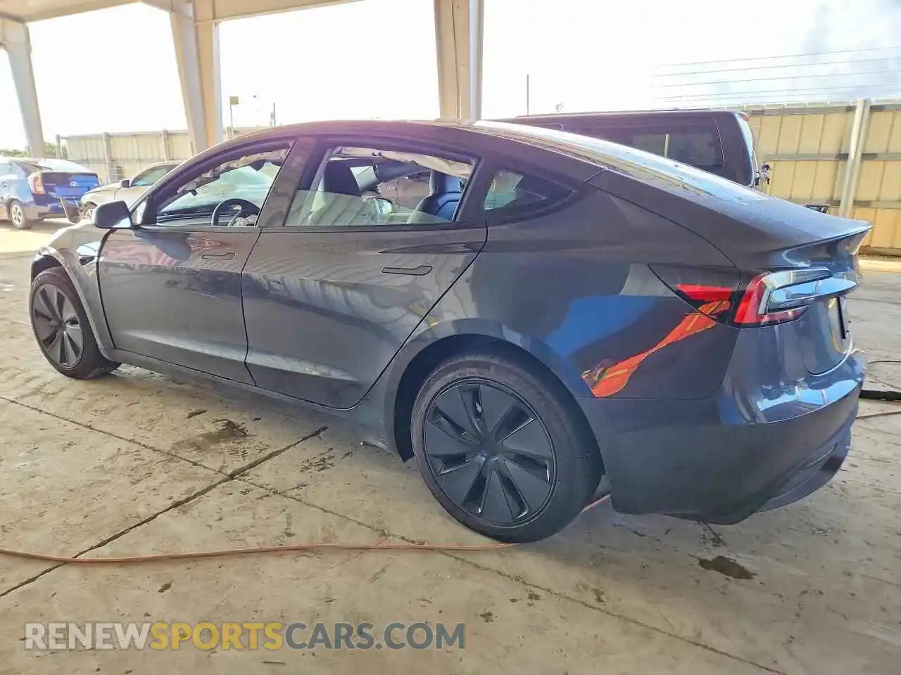 2 Photograph of a damaged car 5YJ3E1EA8SF013671 TESLA MODEL 3 2025
