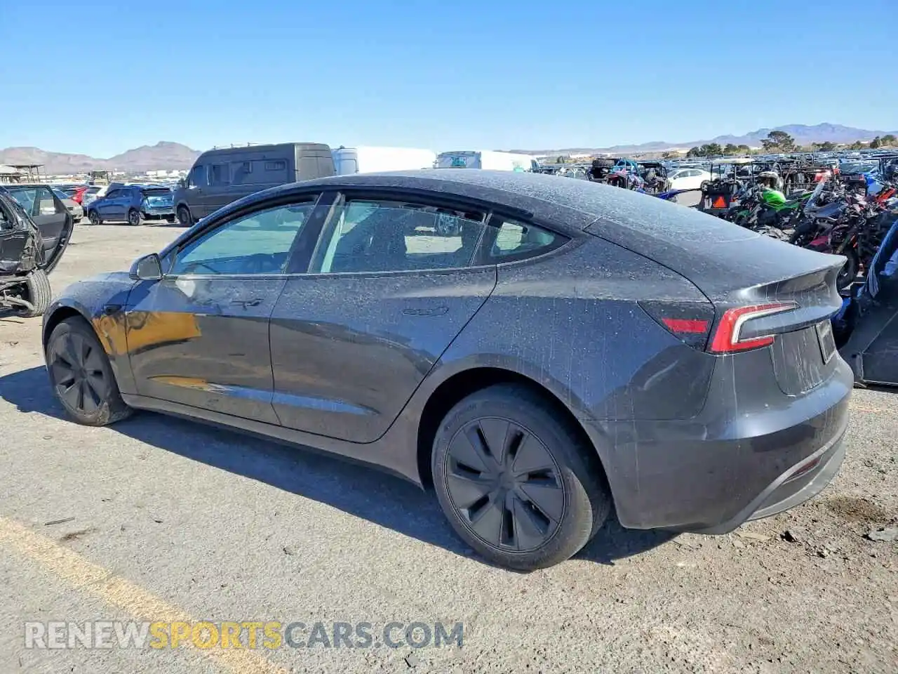 2 Photograph of a damaged car 5YJ3E1EA8SF024394 TESLA MODEL 3 2025