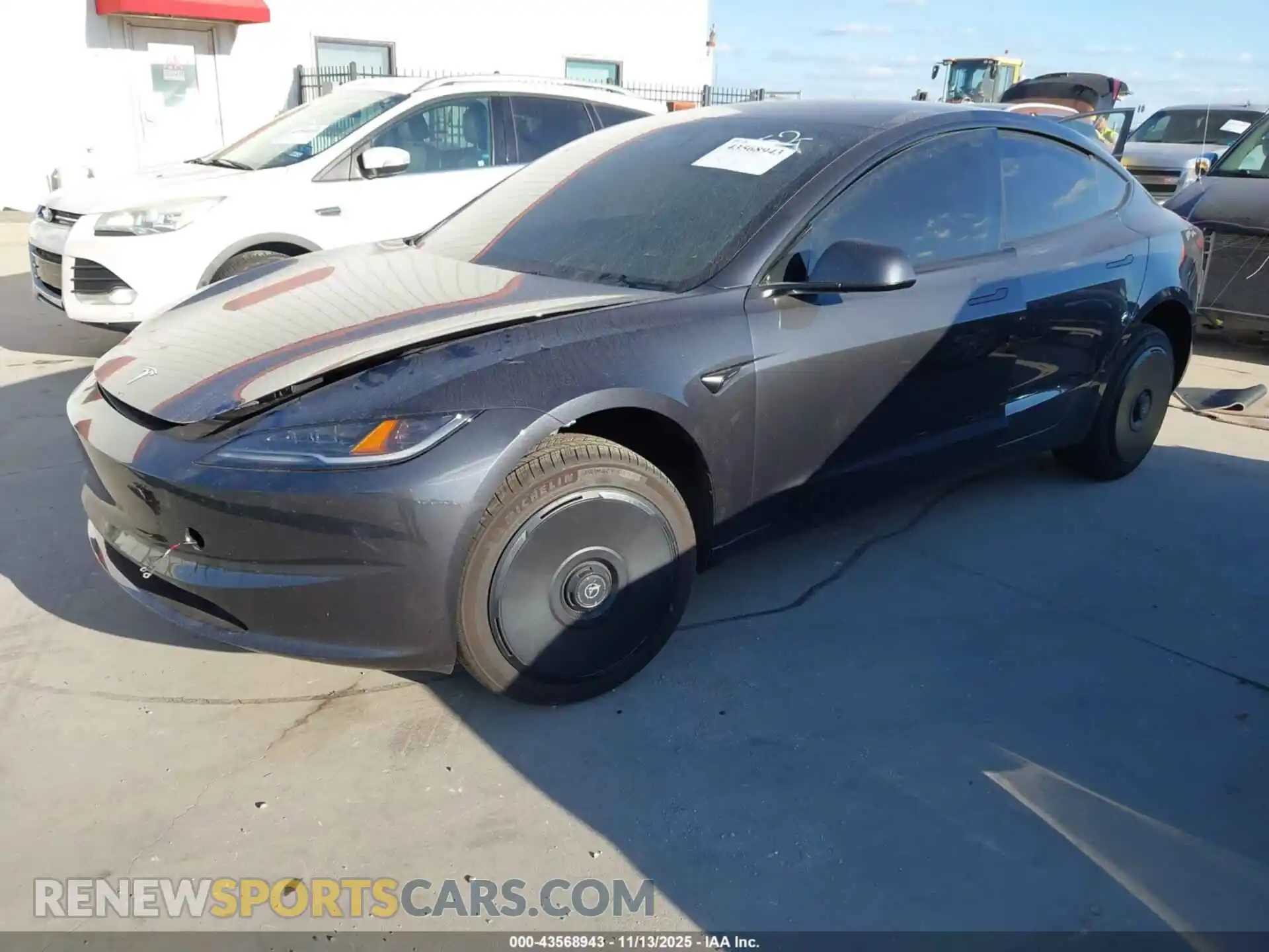 2 Photograph of a damaged car 5YJ3E1EA8SF047657 TESLA MODEL 3 2025