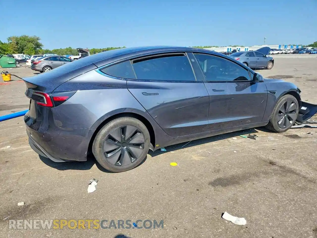 3 Photograph of a damaged car 5YJ3E1EA8SF912448 TESLA MODEL 3 2025