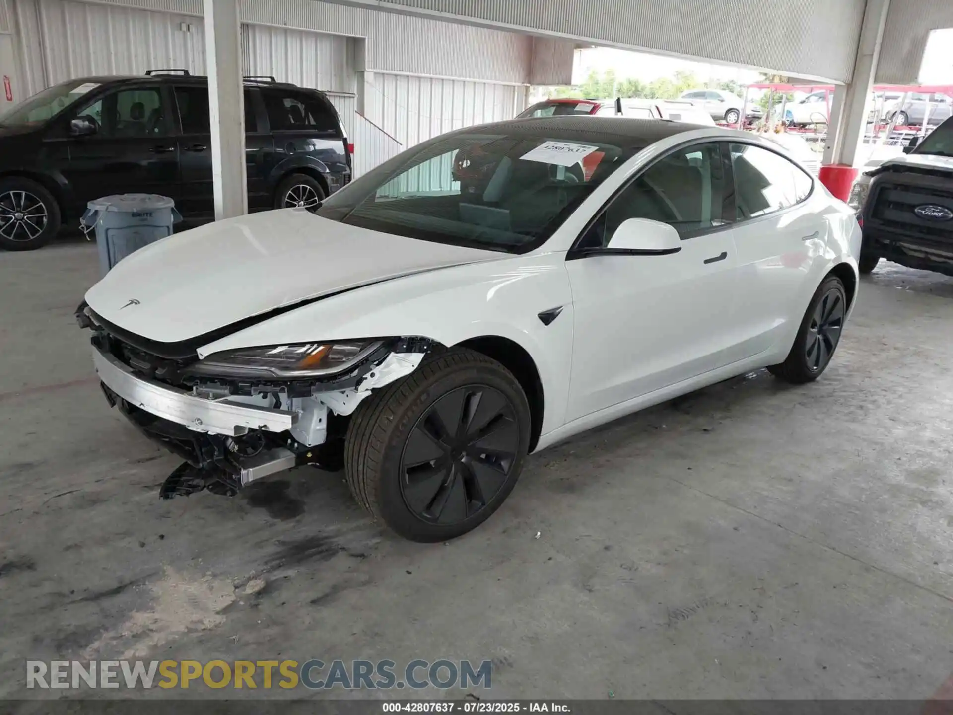 2 Photograph of a damaged car 5YJ3E1EA8SF996500 TESLA MODEL 3 2025