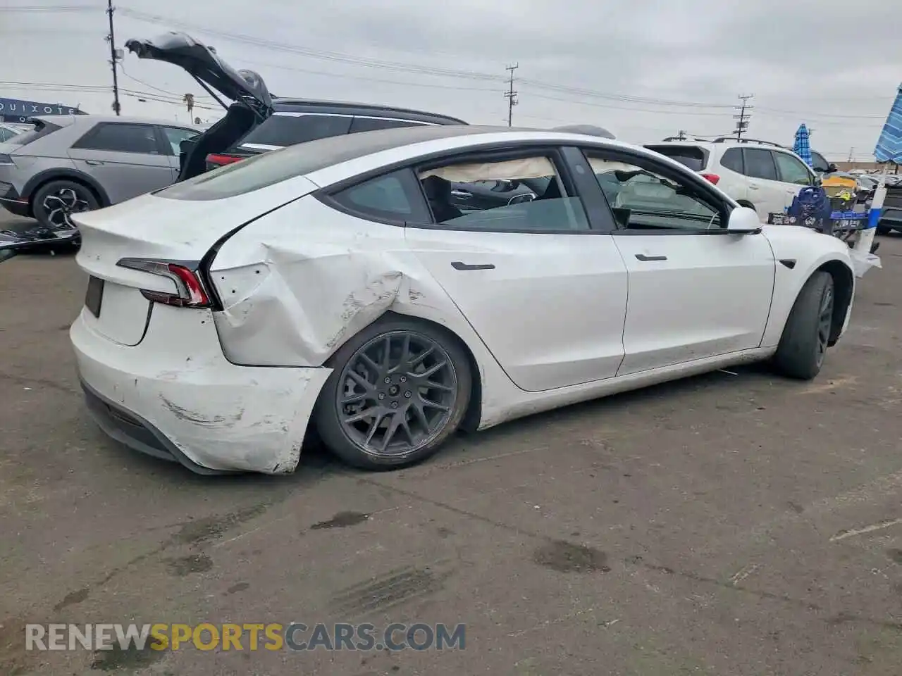 3 Фотография поврежденного автомобиля 5YJ3E1EA9SF010584 TESLA MODEL 3 2025