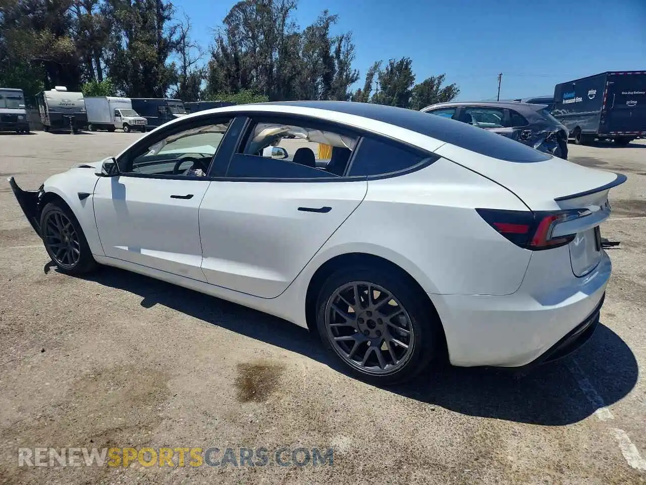 2 Photograph of a damaged car 5YJ3E1EA9SF025392 TESLA MODEL 3 2025