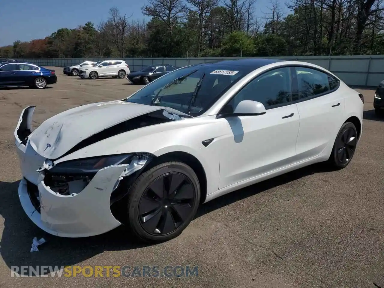 1 Photograph of a damaged car 5YJ3E1EA9SF041401 TESLA MODEL 3 2025