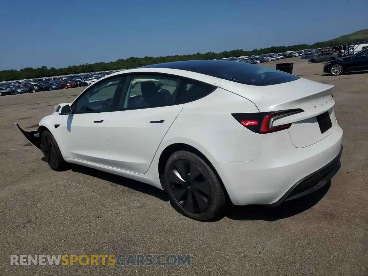 2 Photograph of a damaged car 5YJ3E1EA9SF041401 TESLA MODEL 3 2025