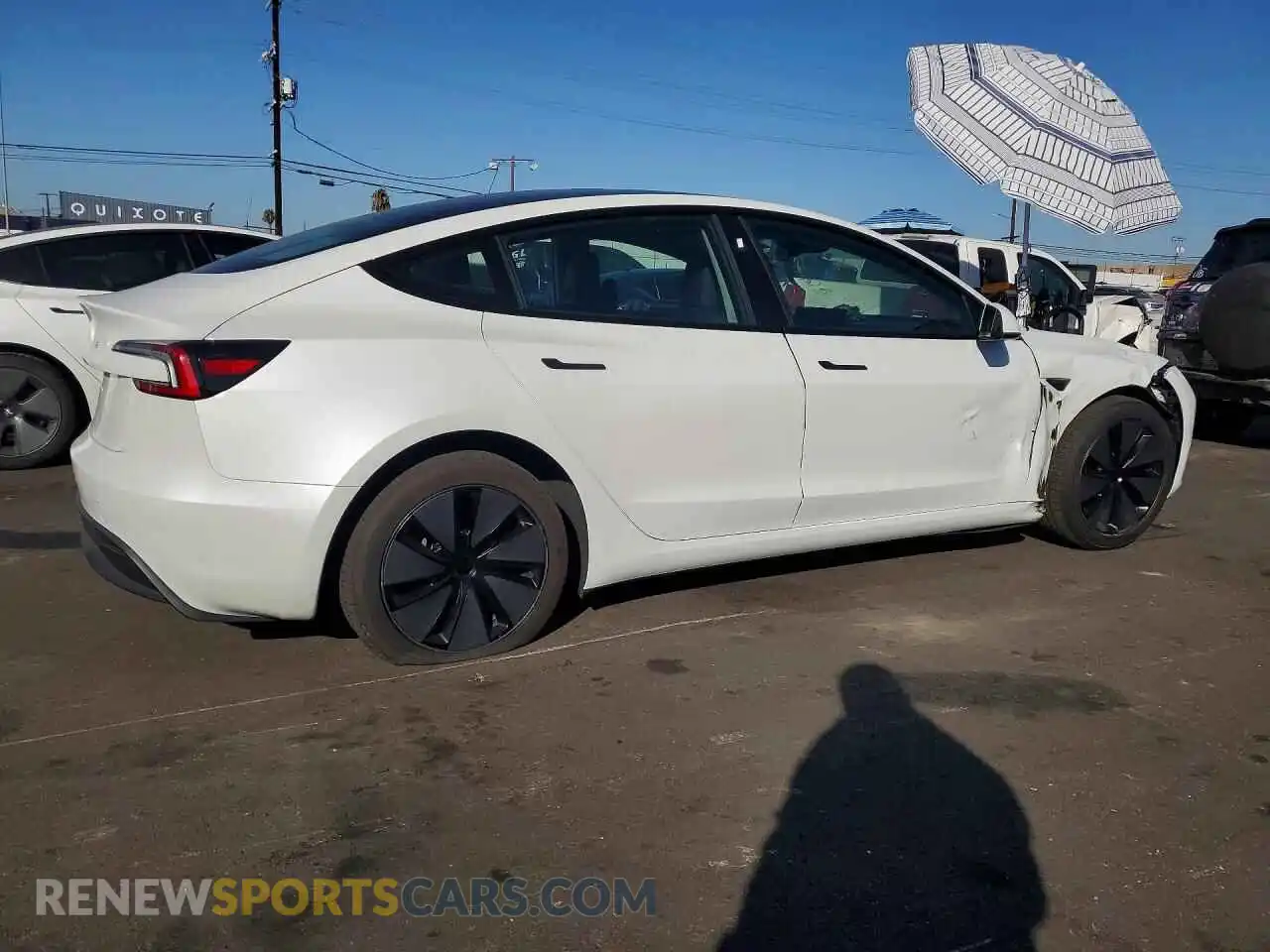3 Photograph of a damaged car 5YJ3E1EA9SF042323 TESLA MODEL 3 2025