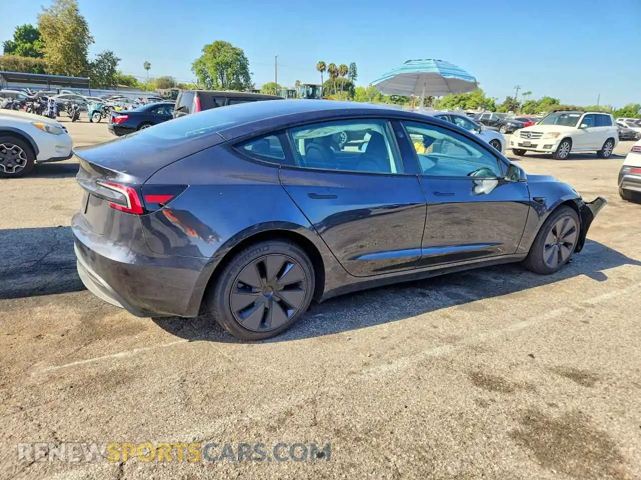 3 Photograph of a damaged car 5YJ3E1EA9SF045271 TESLA MODEL 3 2025