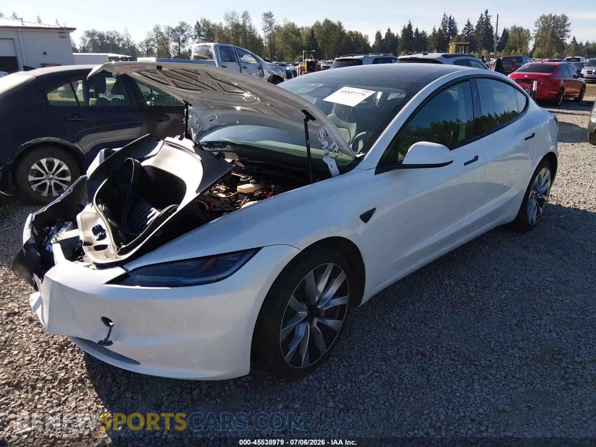 2 Photograph of a damaged car 5YJ3E1EA9SF048364 TESLA MODEL 3 2025