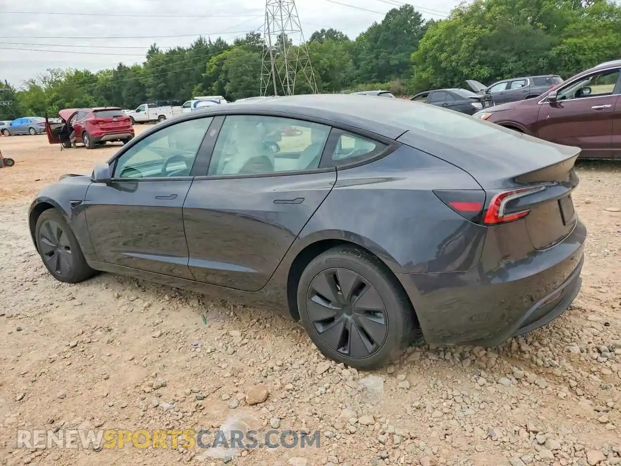 2 Фотография поврежденного автомобиля 5YJ3E1EA9SF074446 TESLA MODEL 3 2025