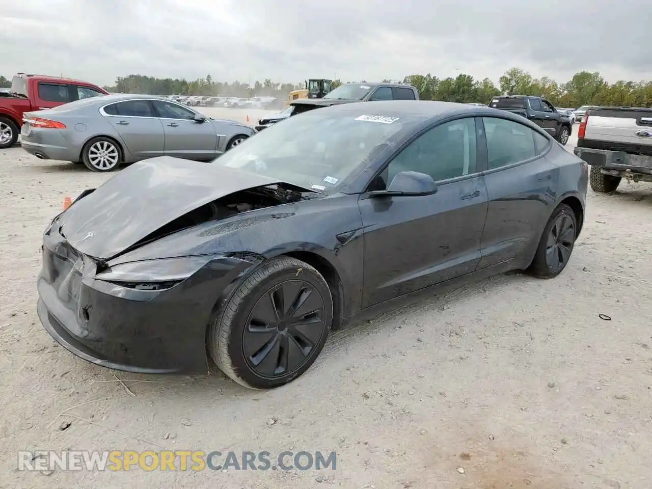 1 Photograph of a damaged car 5YJ3E1EA9SF885437 TESLA MODEL 3 2025