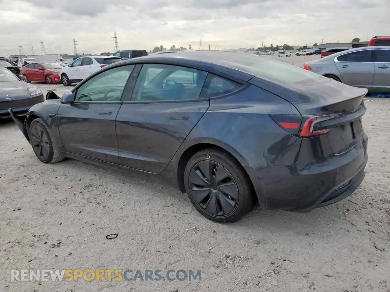 2 Photograph of a damaged car 5YJ3E1EA9SF885437 TESLA MODEL 3 2025