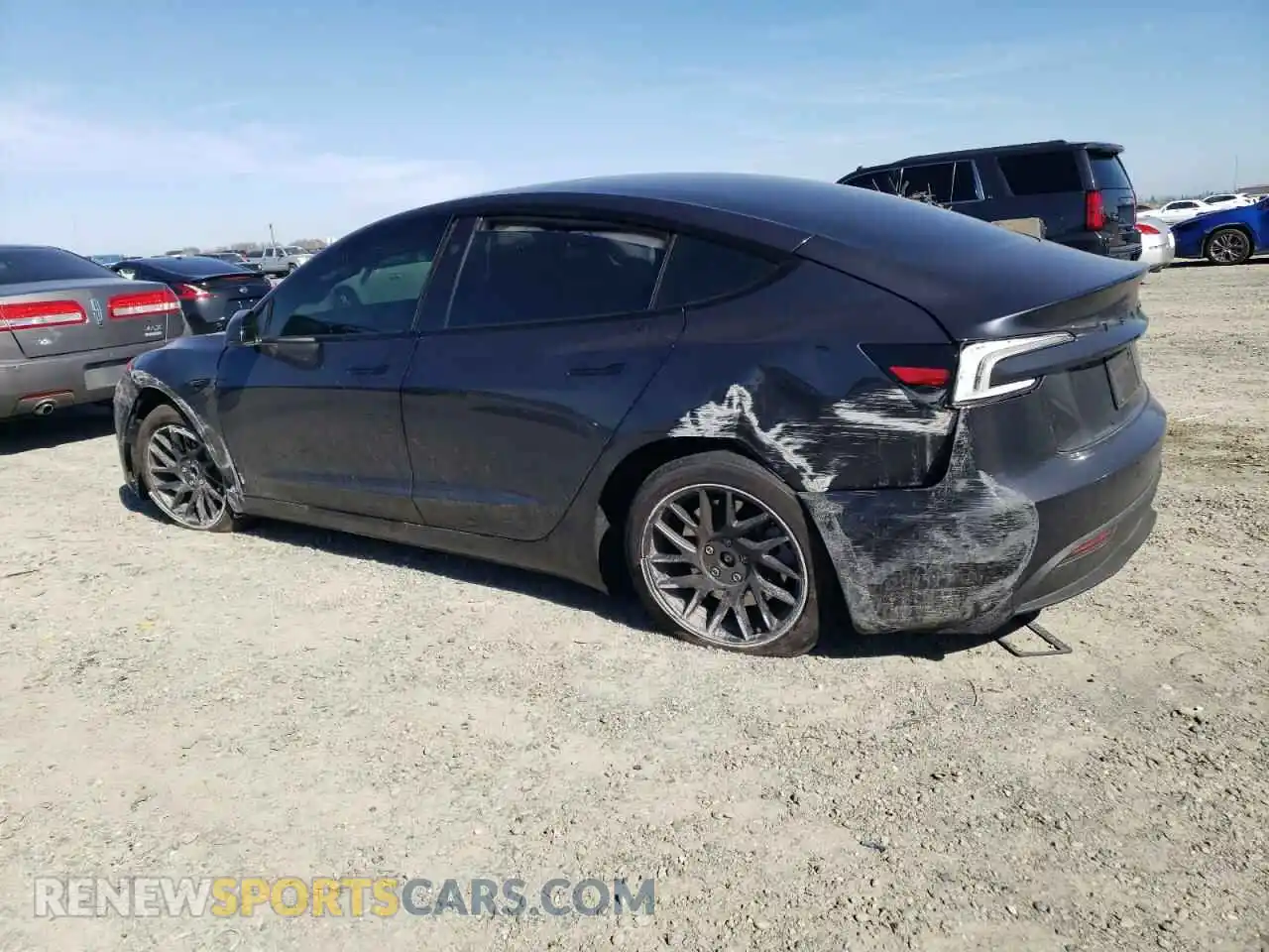 2 Photograph of a damaged car 5YJ3E1EA9SF903399 TESLA MODEL 3 2025