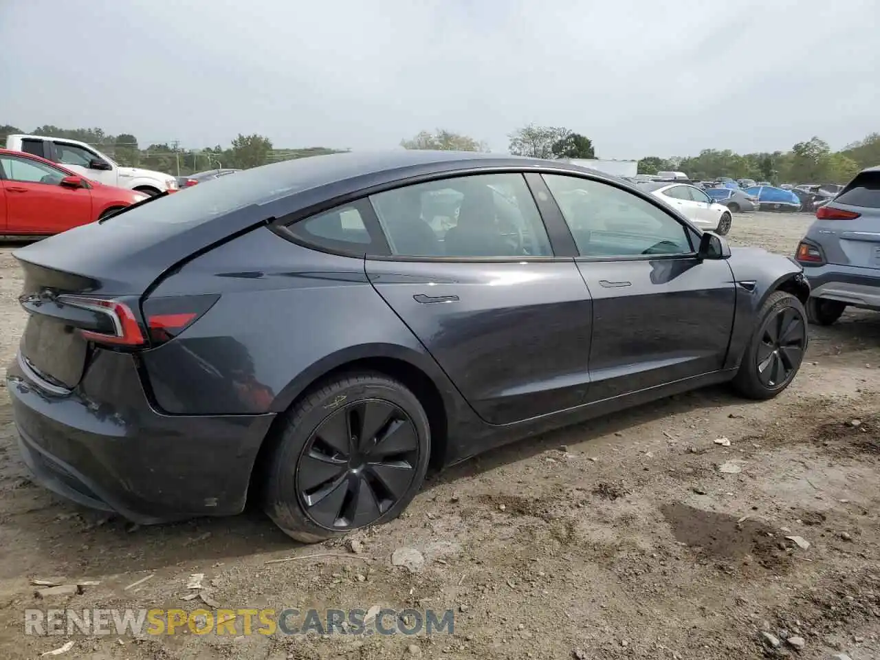 3 Photograph of a damaged car 5YJ3E1EA9SF907307 TESLA MODEL 3 2025