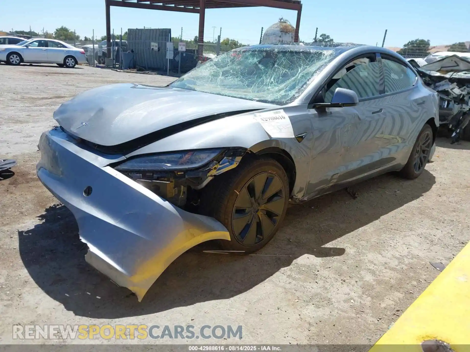 2 Photograph of a damaged car 5YJ3E1EA9SF918372 TESLA MODEL 3 2025