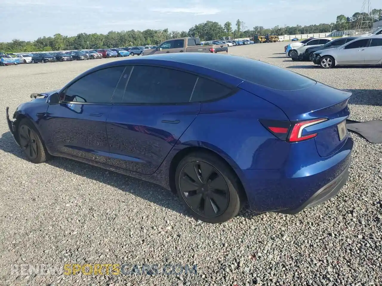 2 Photograph of a damaged car 5YJ3E1EA9SF922440 TESLA MODEL 3 2025