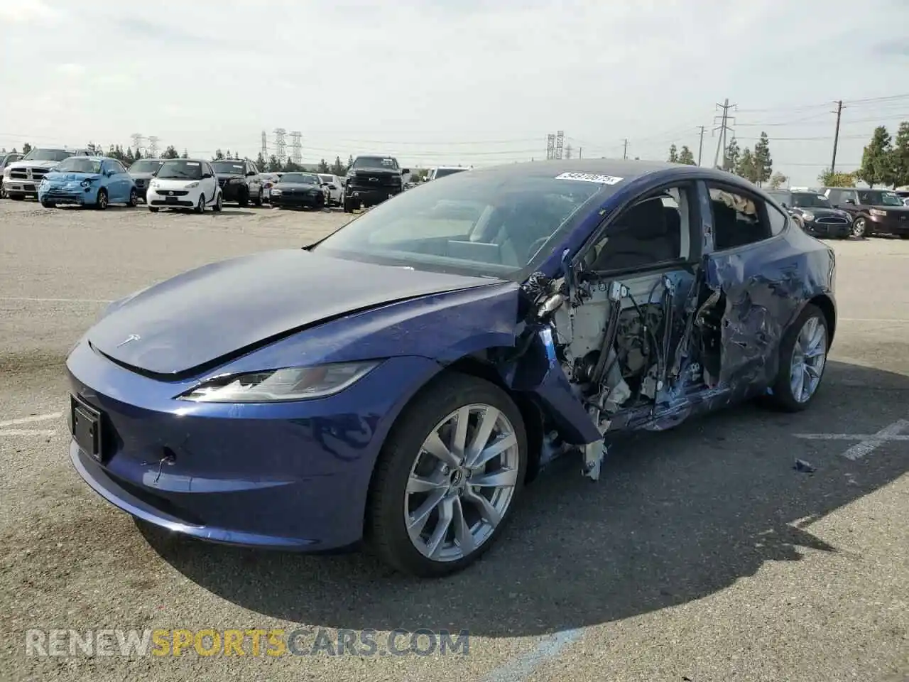 1 fotografías del automóvil dañado 5YJ3E1EA9SF968706 TESLA MODEL 3 2025