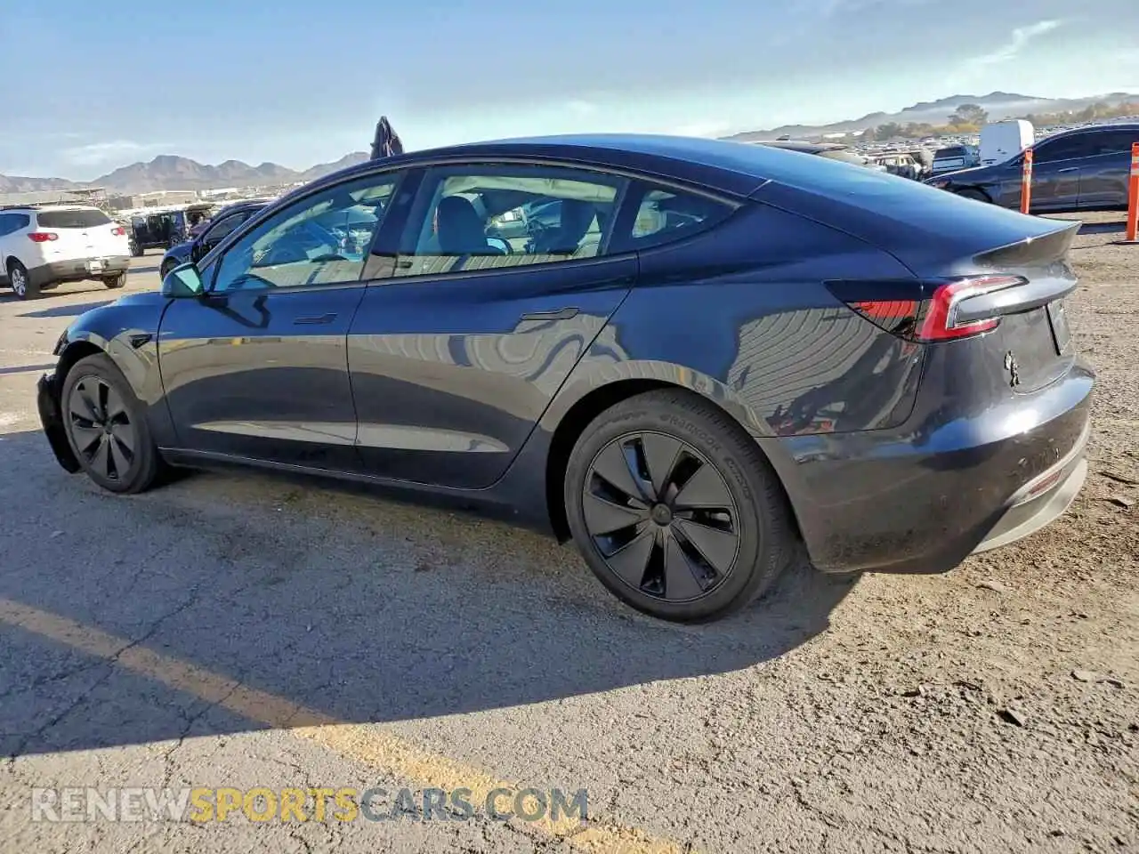 2 Photograph of a damaged car 5YJ3E1EA9SF984680 TESLA MODEL 3 2025