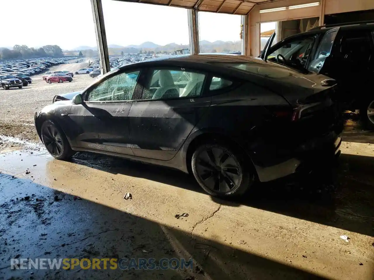 2 Photograph of a damaged car 5YJ3E1EAXSF005376 TESLA MODEL 3 2025