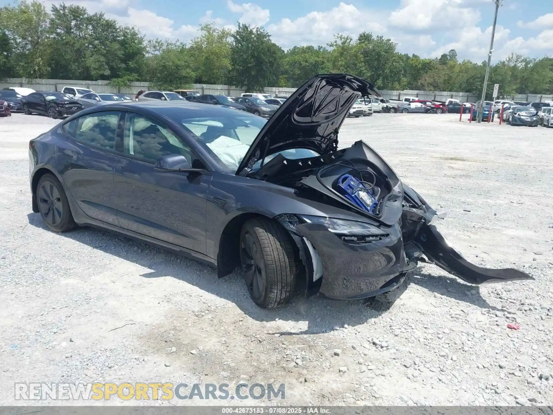 1 Photograph of a damaged car 5YJ3E1EAXSF014207 TESLA MODEL 3 2025