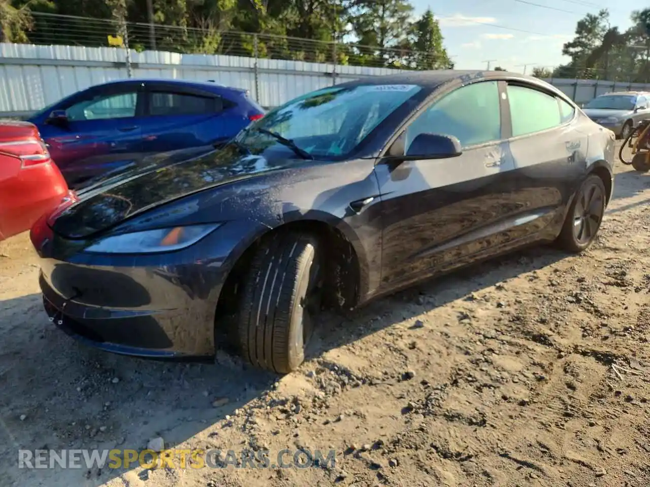 1 fotografías del automóvil dañado 5YJ3E1EAXSF051158 TESLA MODEL 3 2025