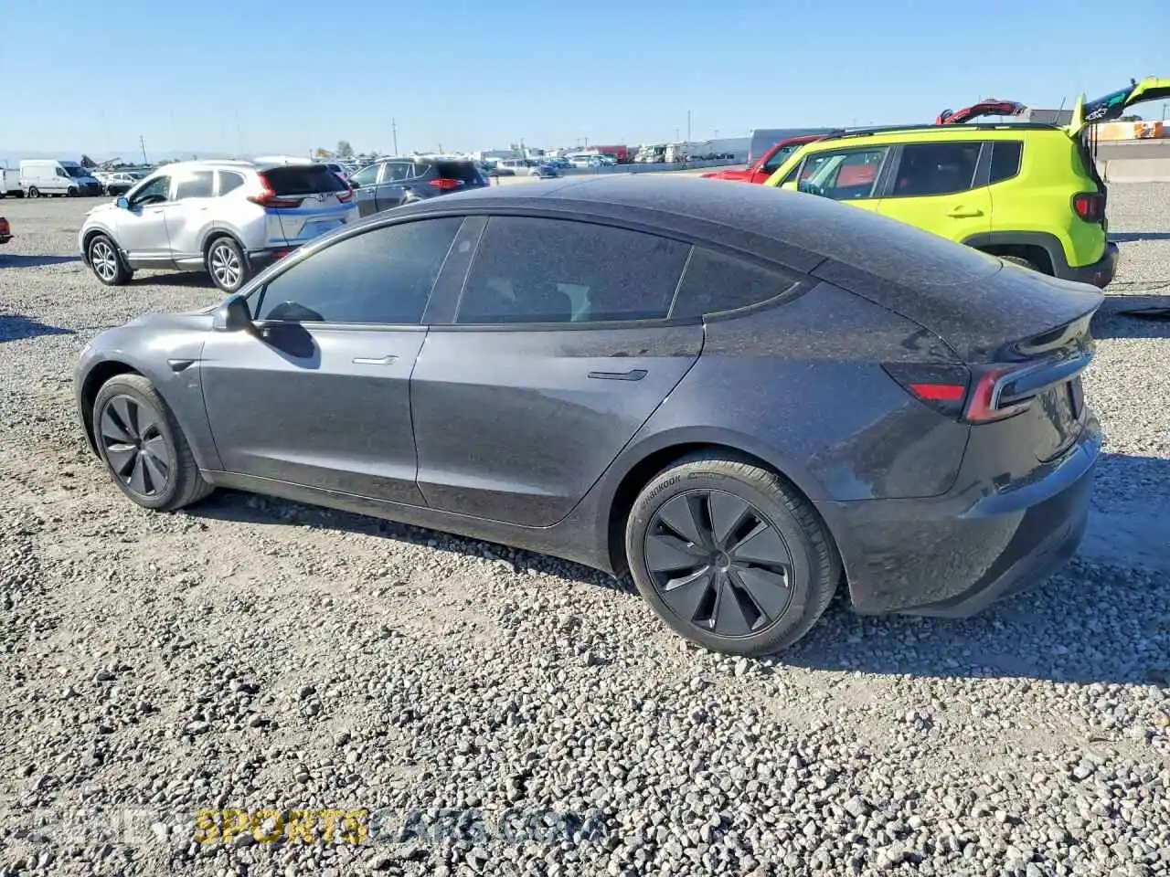 2 Photograph of a damaged car 5YJ3E1EAXSF073404 TESLA MODEL 3 2025