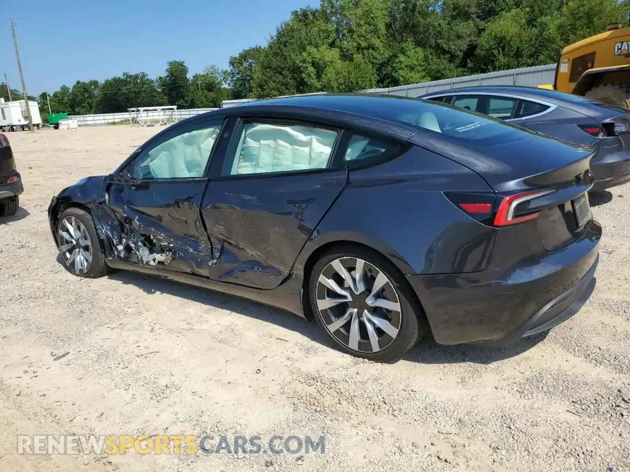 2 Photograph of a damaged car 5YJ3E1EAXSF904061 TESLA MODEL 3 2025