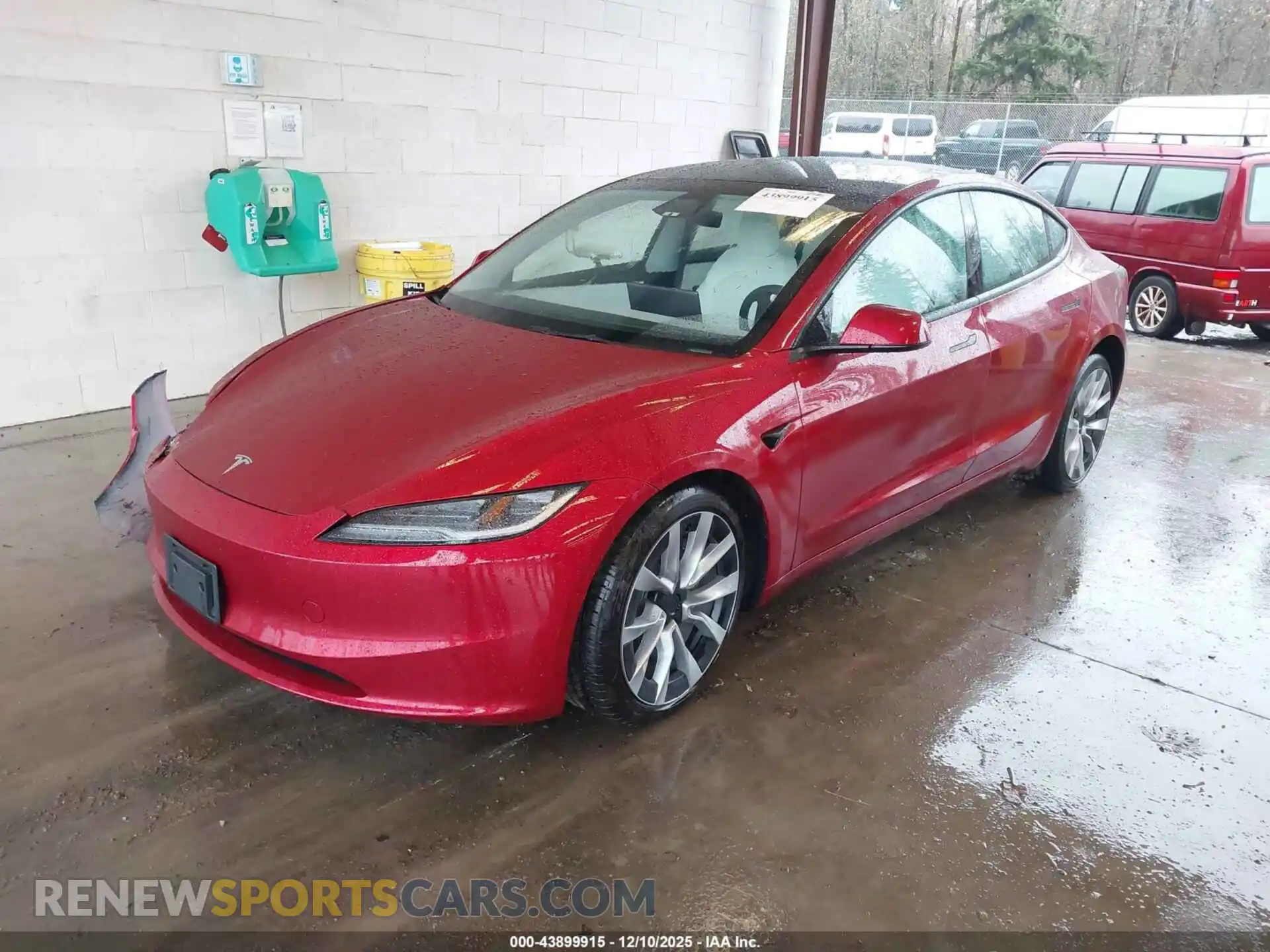 2 Photograph of a damaged car 5YJ3E1EB0SF874805 TESLA MODEL 3 2025