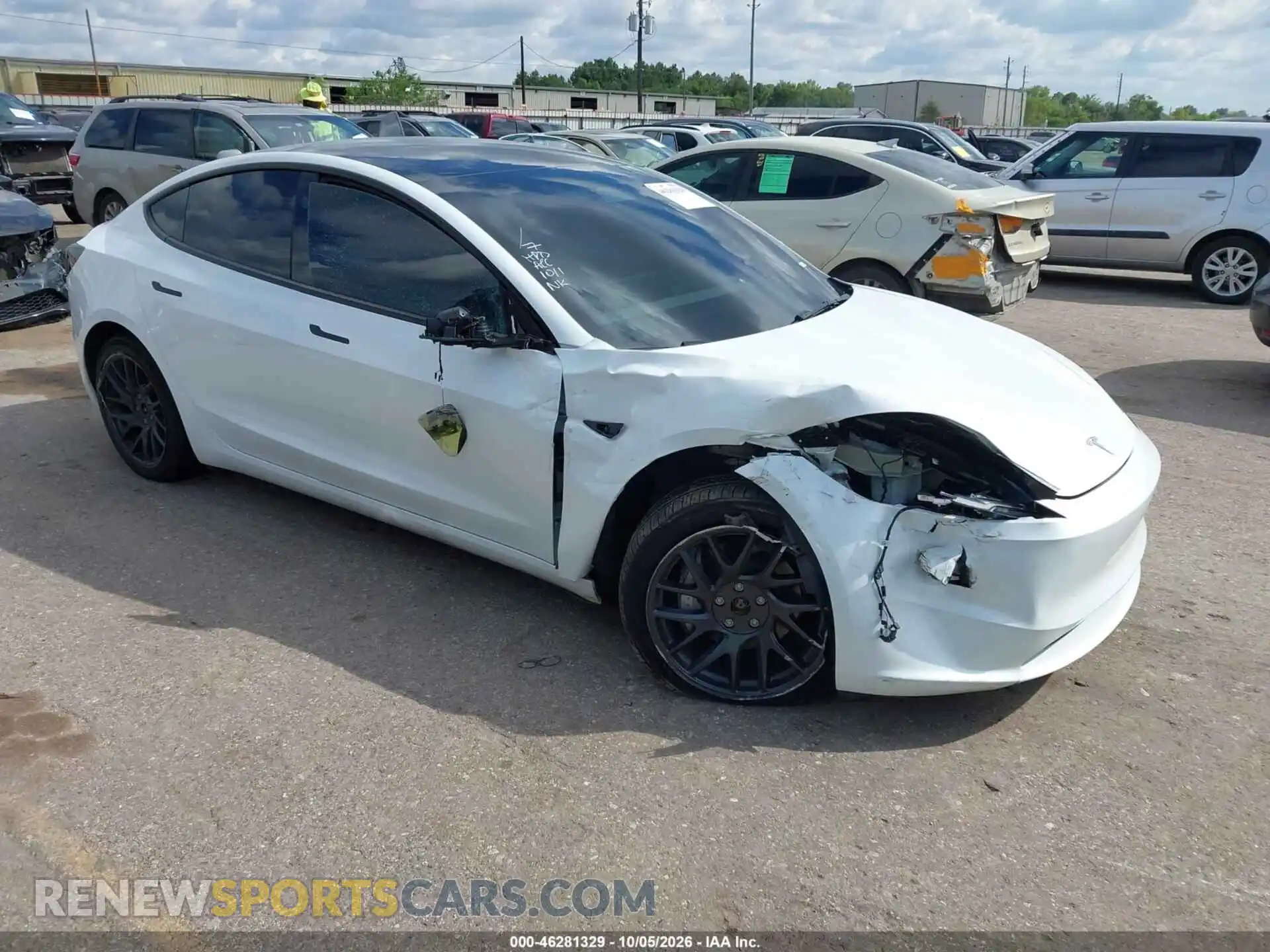 1 Фотография поврежденного автомобиля 5YJ3E1EB0SF892365 TESLA MODEL 3 2025